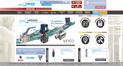 Desktop Screenshot of lorans-industrie.com